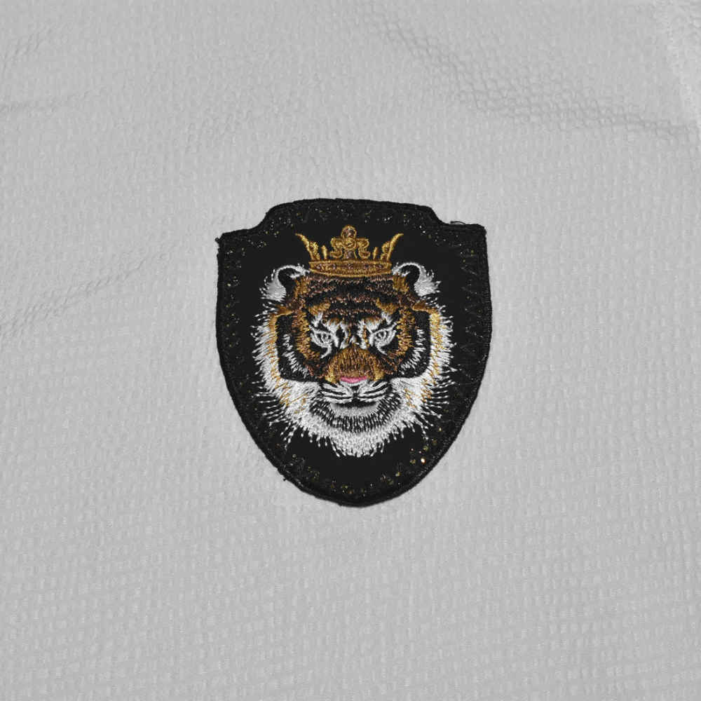 Balmain Tiger Embroidered White Premium Shirt-3
