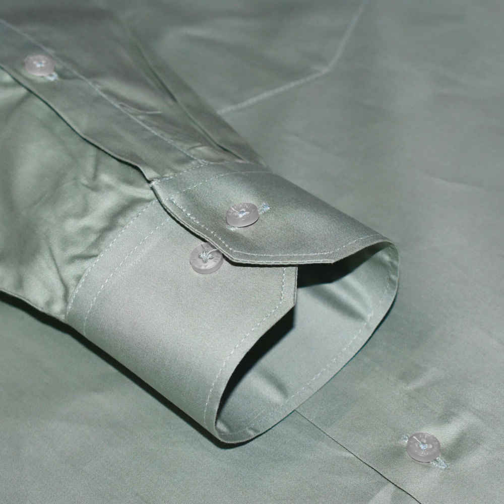 Giorgio Armani Light Teal Green Premium Quality Shirt-5