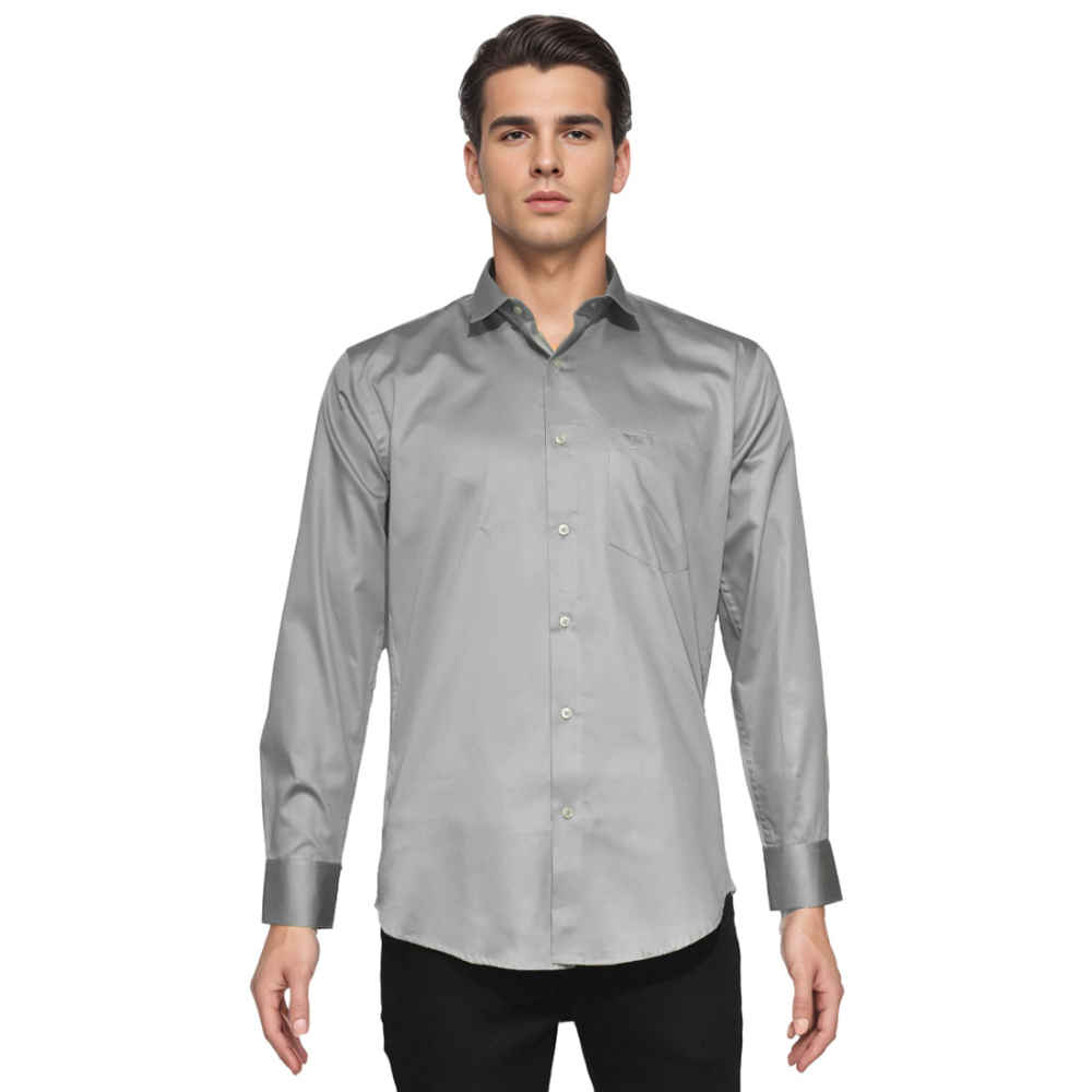 Giorgio Armani Light Grey Premium Quality Shirt-6