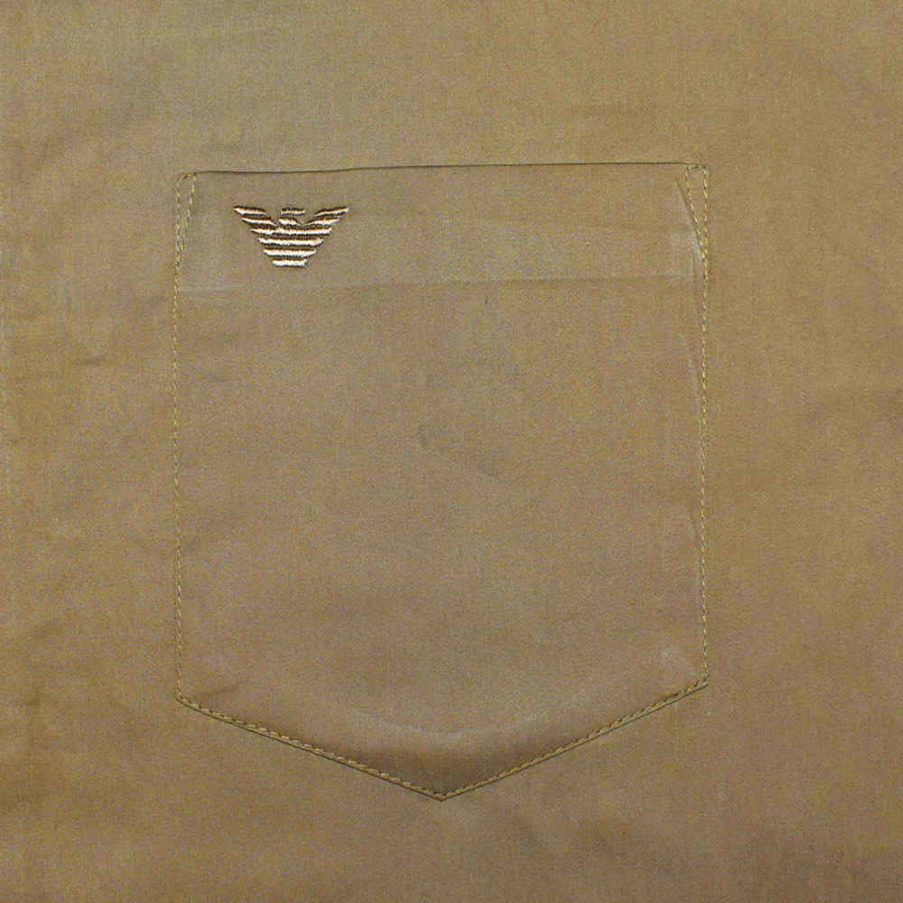Giorgio Armani Dark Beige Premium Quality Shirt-3