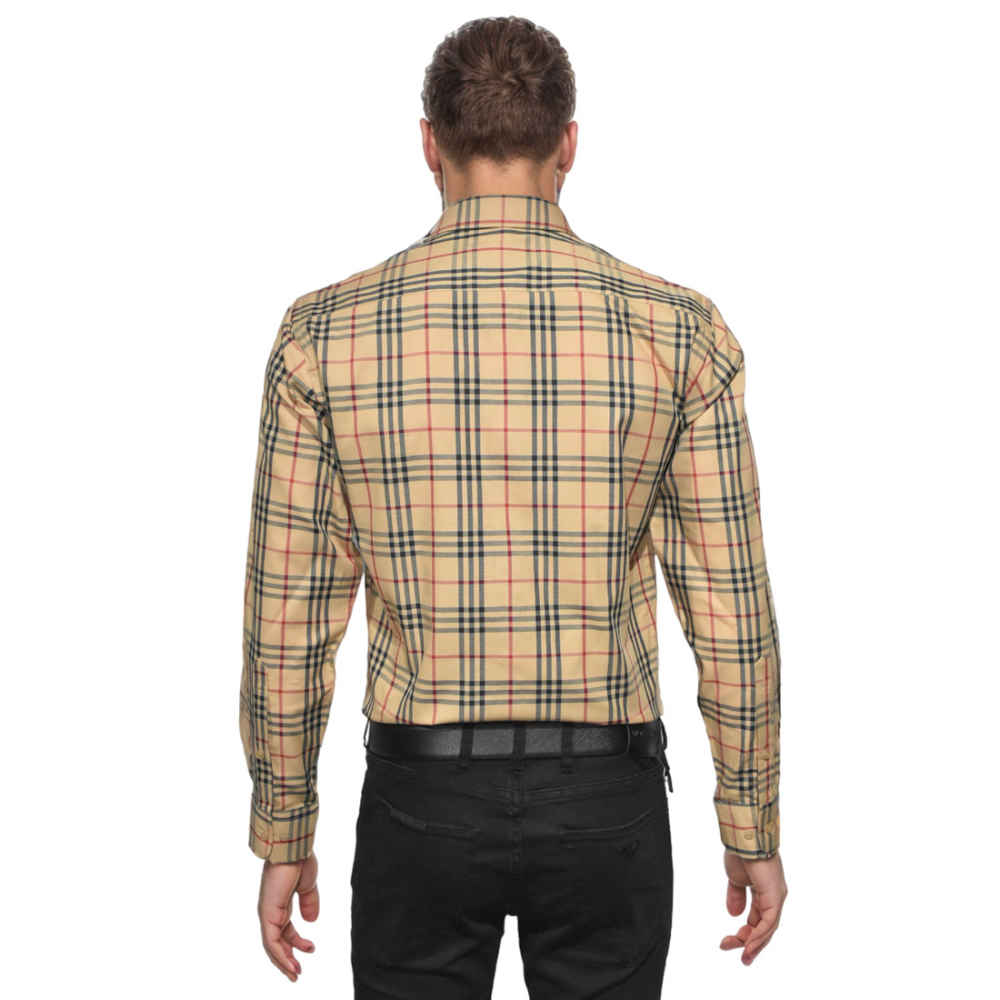Burberry Brown Premium Quality Shirt-1