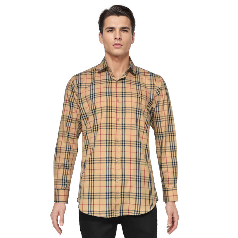 Burberry Brown Premium Quality Shirt-6
