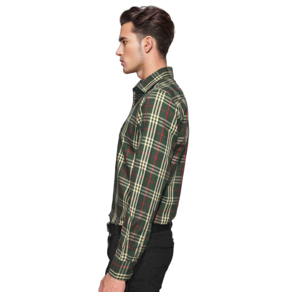 Burberry Green Premium Quality Shirt-2