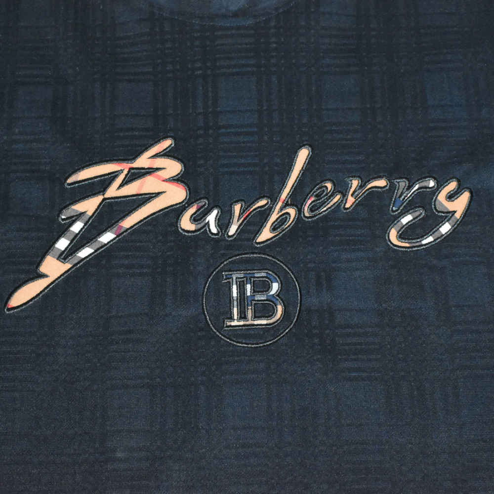 Burberry Navy Blue Premium Quality Sweatshirt-4