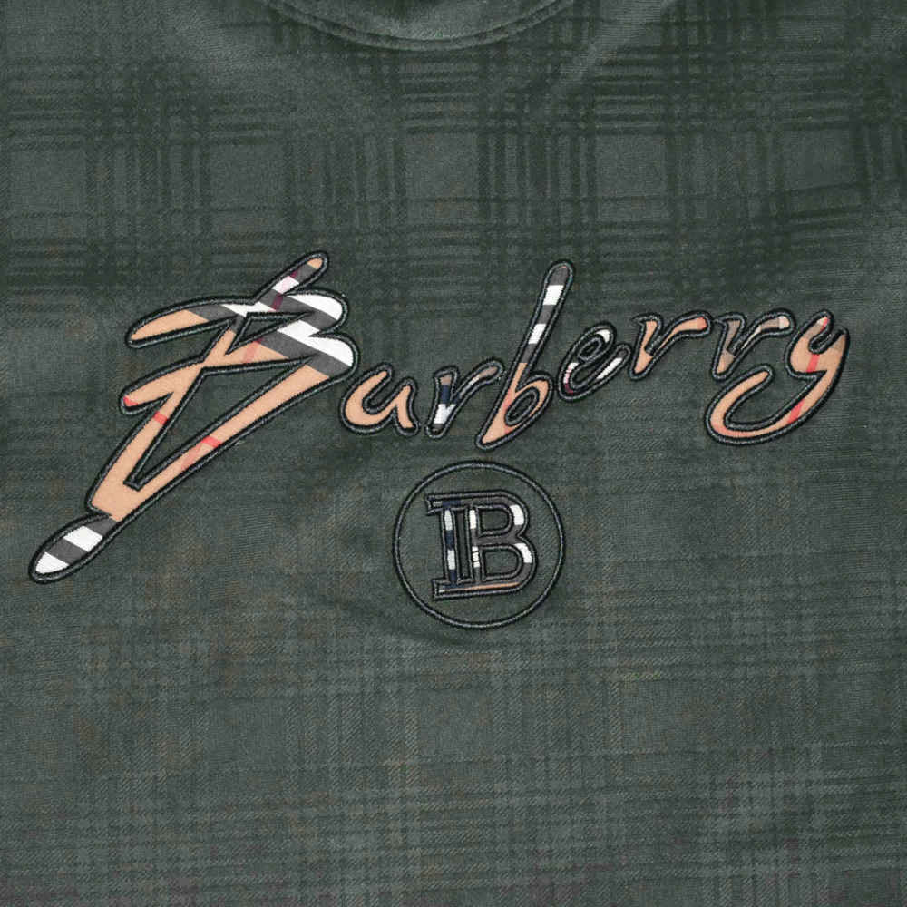 Burberry Dark Green Premium Quality Sweatshirt-4