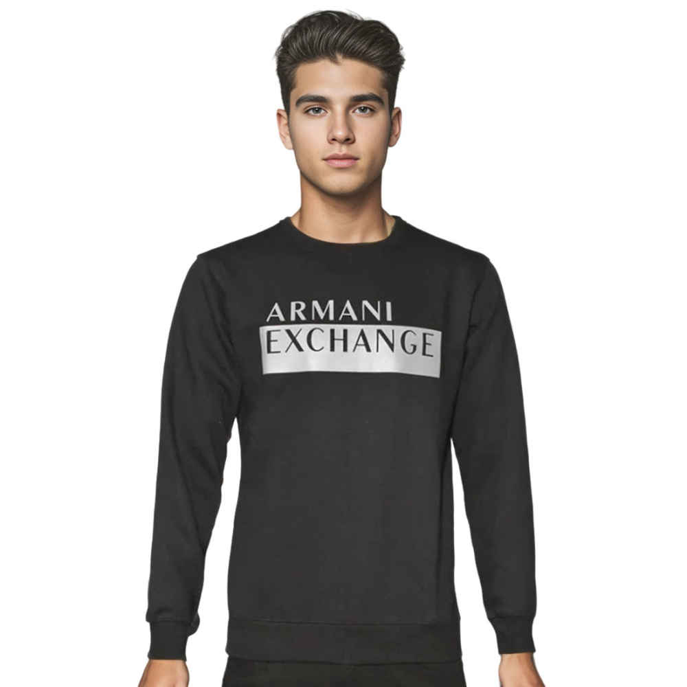 Armani Exchange Black Premium Quality Sweatshirt-1