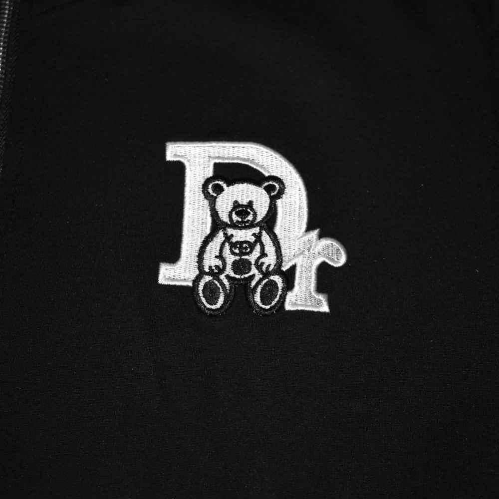 Dior Bear Embroidered Black Premium Tracksuit-thumb-6