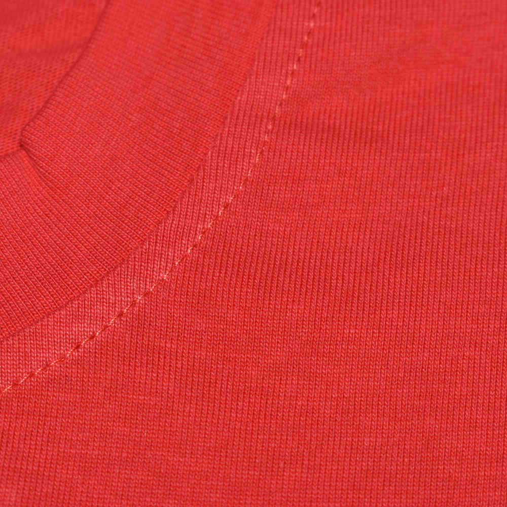 Dior Butterfly Embroidery Pocket Red T-shirt-4