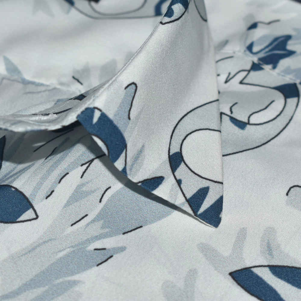 Louis Vuitton Monogram White & Blue Premium Shirt-4