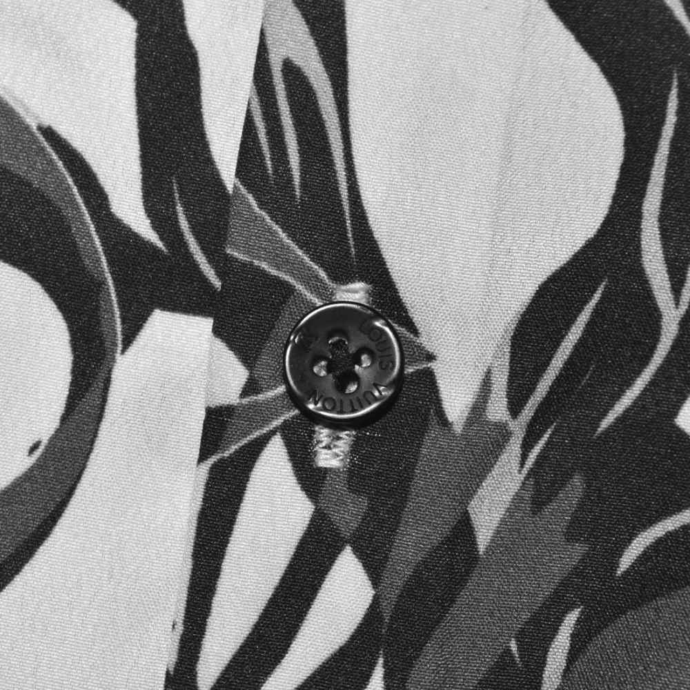 Louis Vuitton Black & White Floral Print Shirt-3