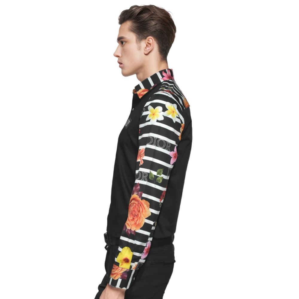 Dior logo Patch Black Designer Premium Shirt-2