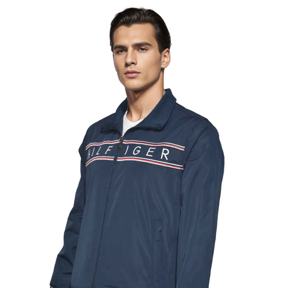 Tommy Hilfiger Embroidered logo Blue Premium Jacket-thumb-0