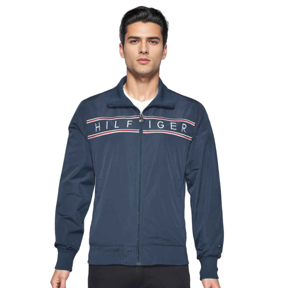 Tommy Hilfiger Embroidered logo Blue Premium Jacket-thumb-1