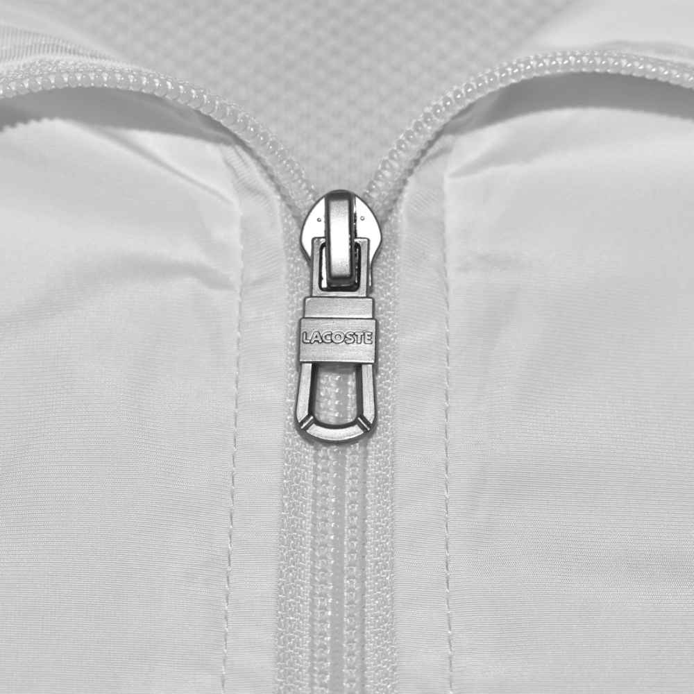 Lacoste Embroidered logo White Premium Jacket-4