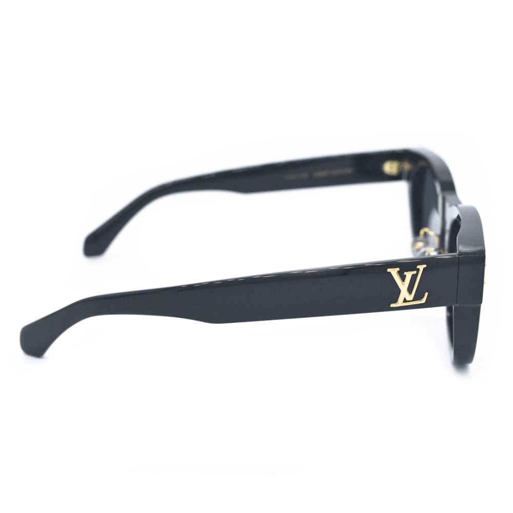 Louis Vuitton Navy Blue Confidence Square Sunglasses-thumb-3