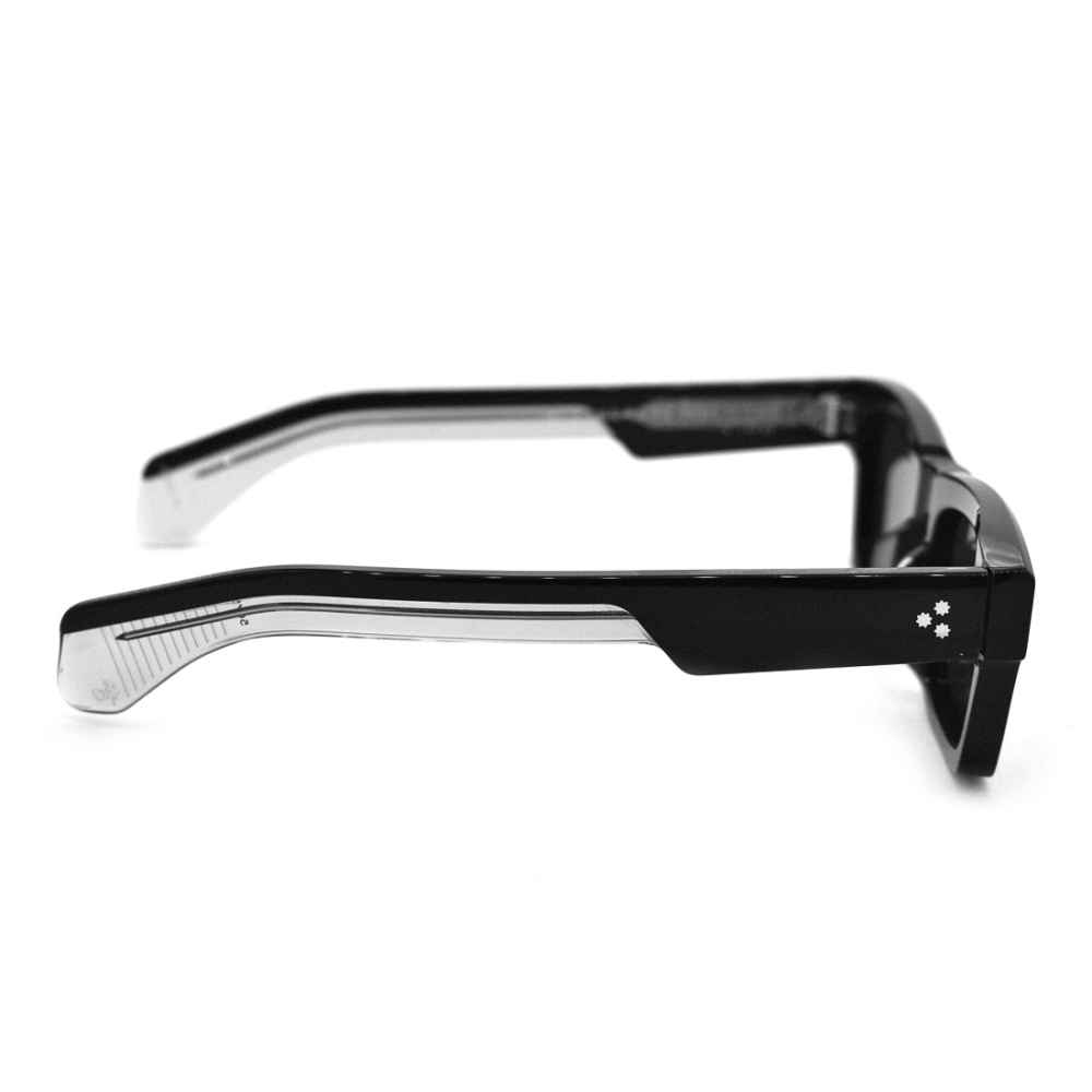 Jacques Marie Mage Black & Silver Acetate Sunglasses-thumb-3