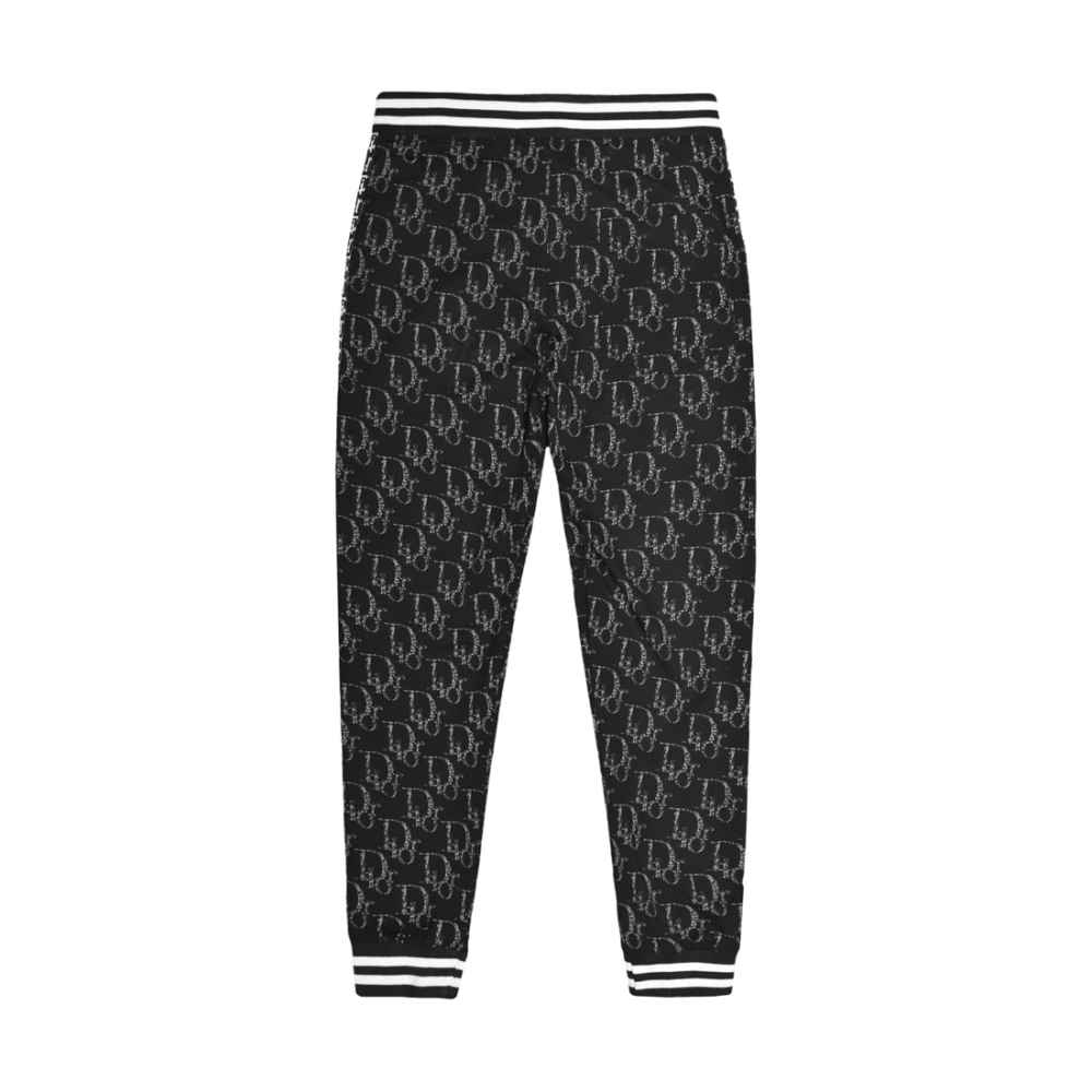 Dior Printed Black Premium Men Track Pants-1