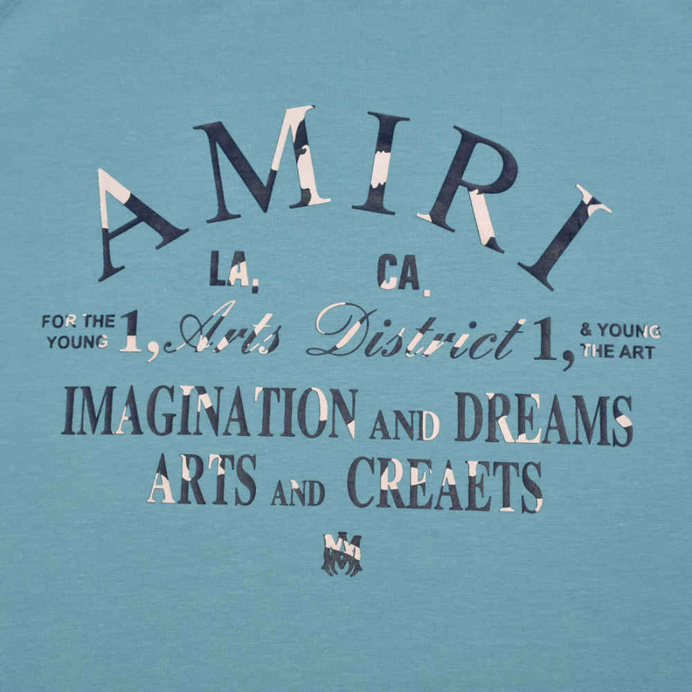 Amiri Blue Premium Cotton Co-ord Set-3