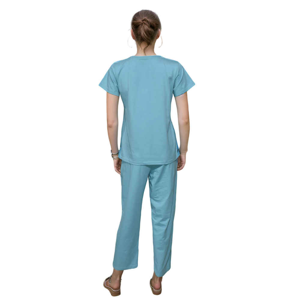 Amiri Blue Premium Cotton Co-ord Set-2