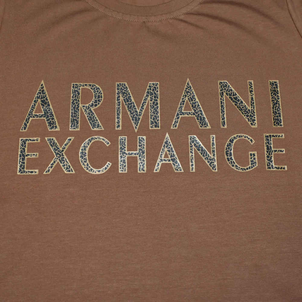 Armani Exchange Brown Premium Cotton Co-ord Set-thumb-3