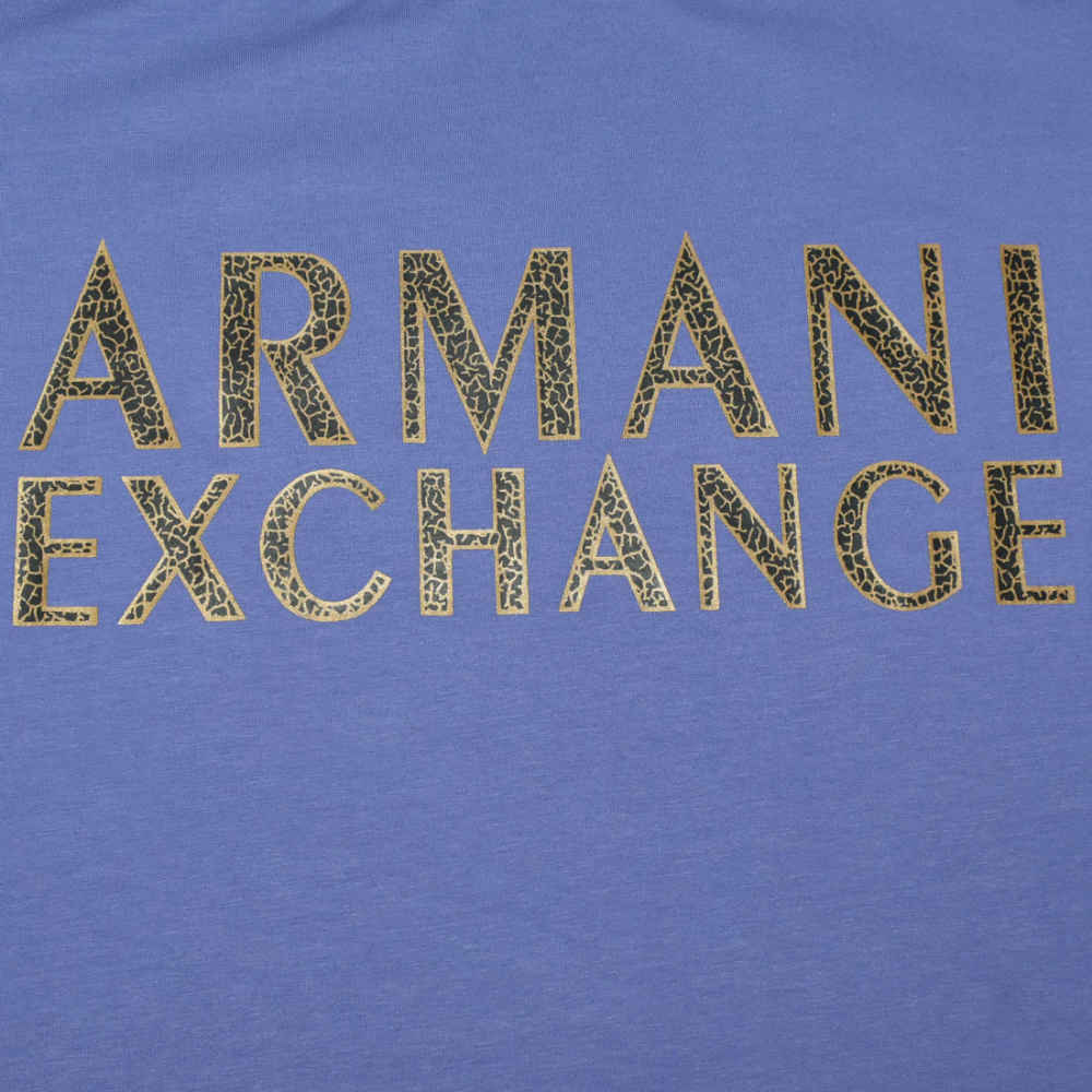 Armani Exchange Purple Premium Cotton Co-ord Set-thumb-3