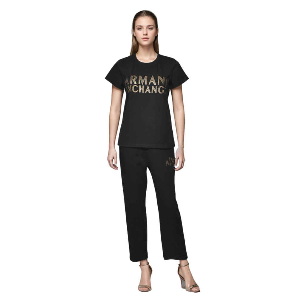 Armani Exchange Black Premium Quality Co-ord Set-1