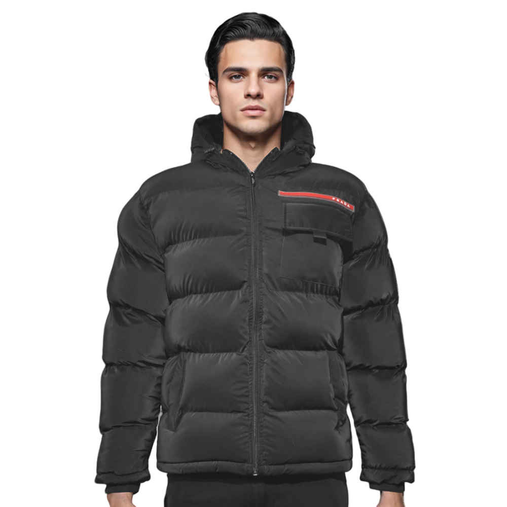 Prada Black Premium Quality Puffer Jacket-thumb-1