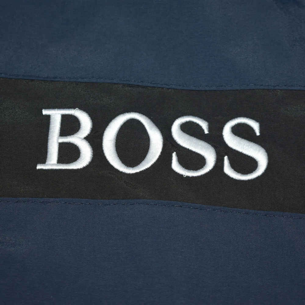 Boss Embroidered logo Blue Premium Quality Jacket-thumb-3