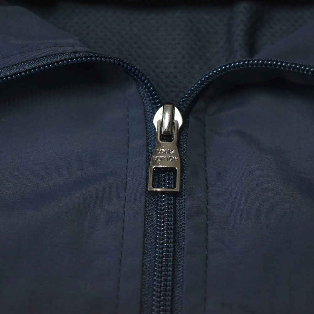 Louis Vuitton Embroidered logo Blue Premium Jacket-4