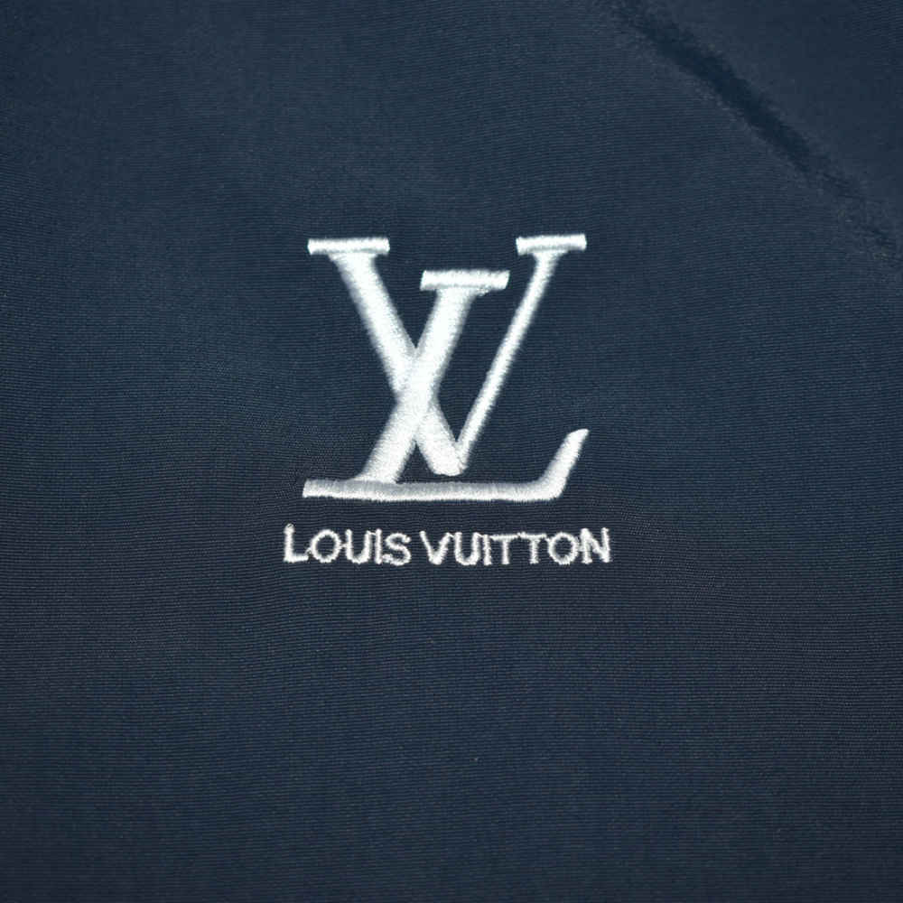 Louis Vuitton Embroidered logo Blue Premium Jacket-3