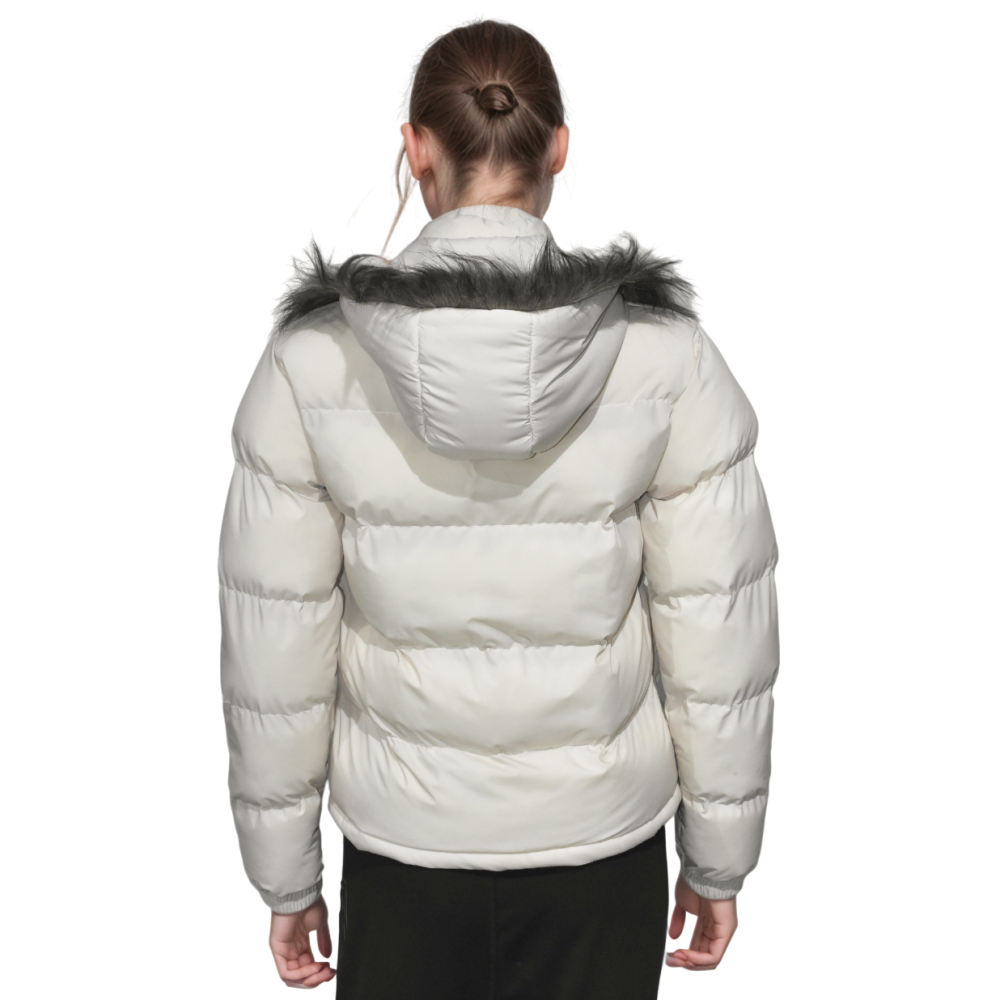 Calvin Klein Cream Premium Quality Puffer Jacket-thumb-2
