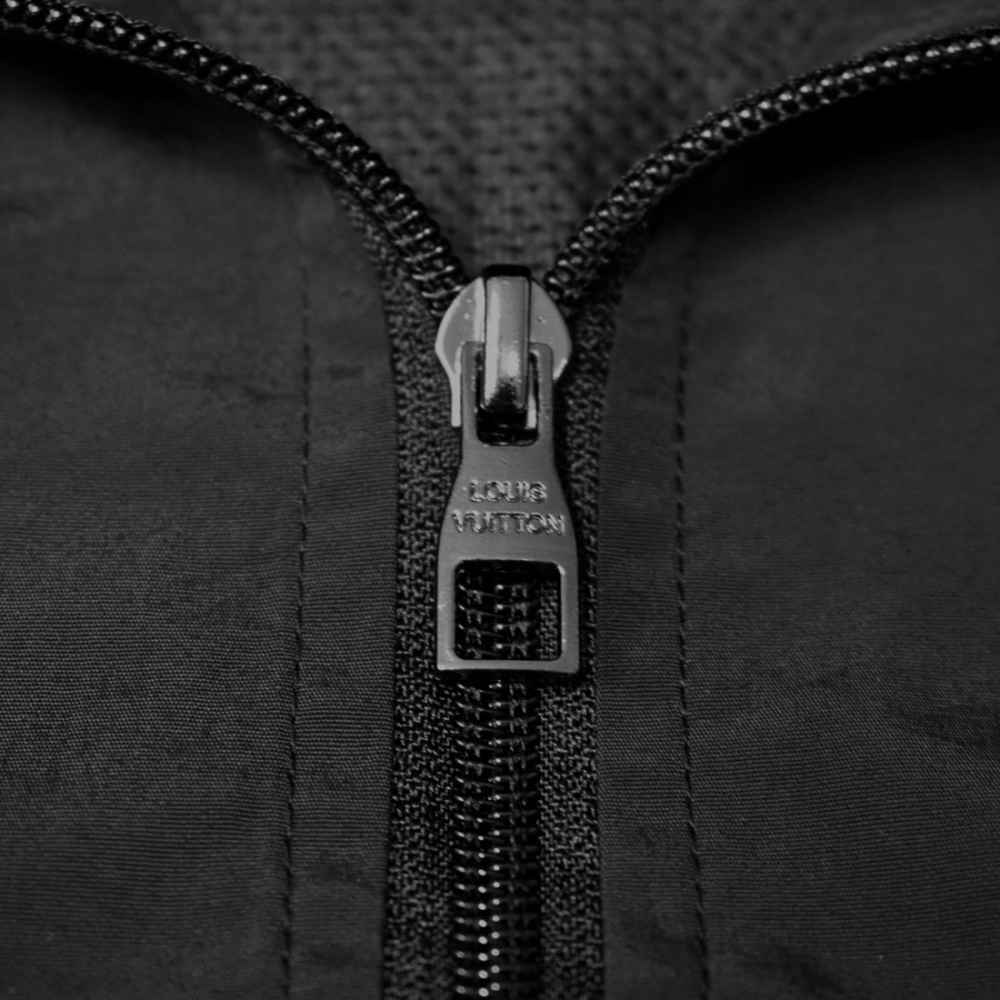 Louis Vuitton Embroidered logo Black Premium Jacket-4