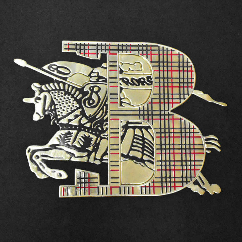 Burberry Black High End Quality Tracksuit-thumb-4