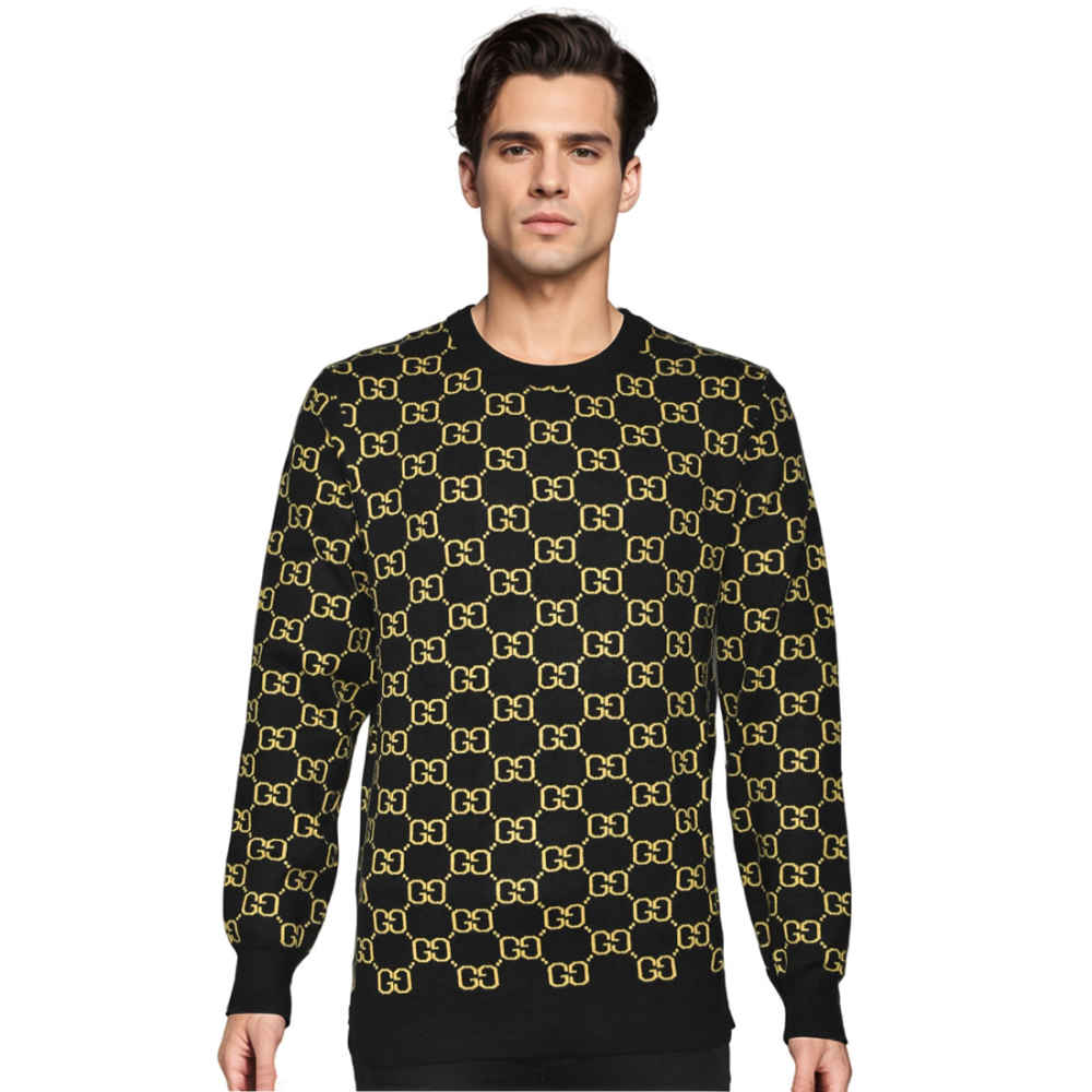 Gucci Black Authentic Crewneck Pullover-1