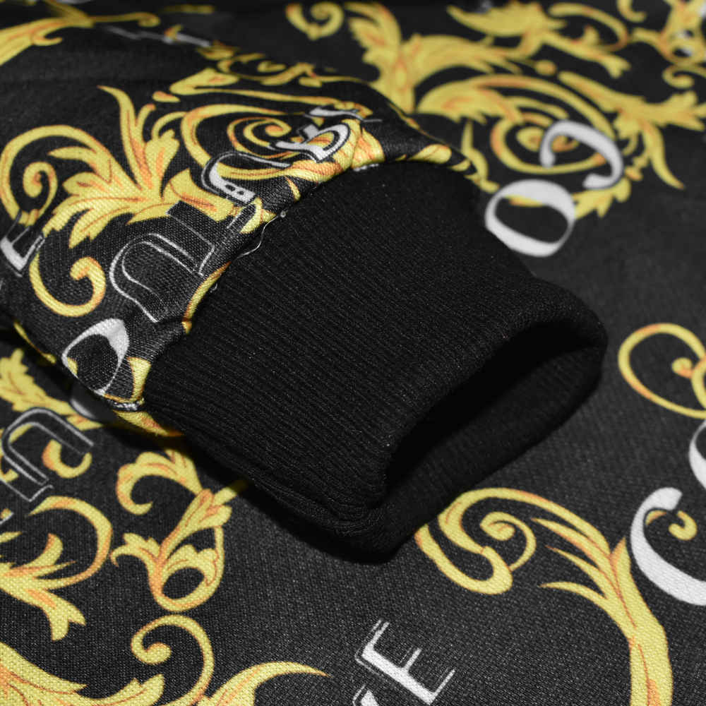 Versace Black High End Quality Tracksuit-4