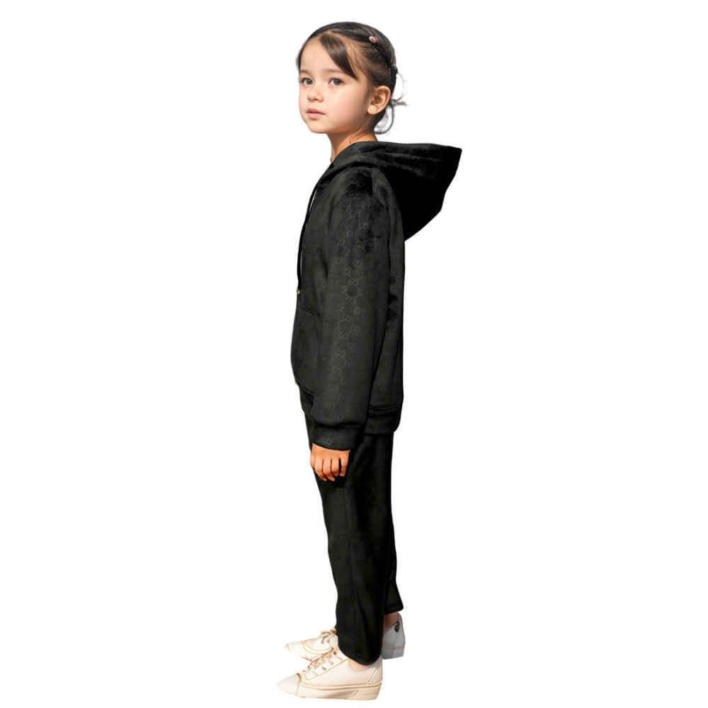 Gucci Black Premium Quality Kids Tracksuit-thumb-2