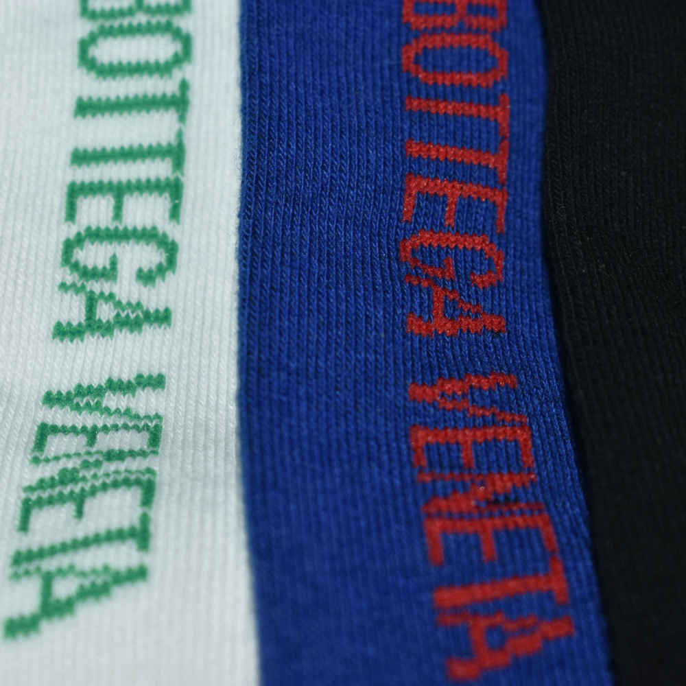 Bottega Veneta Teddy Print Premium Low Ankle Socks - Pack of 5-thumb-3