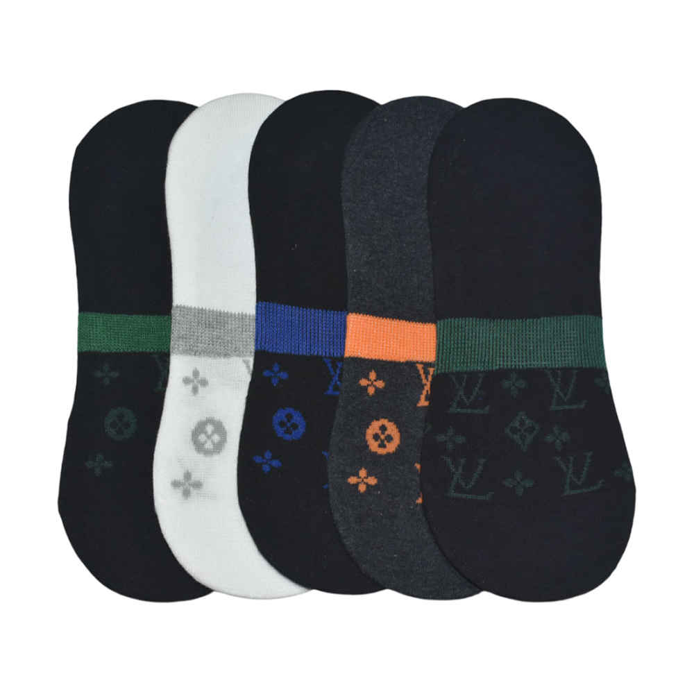 Louis Vuitton Monogram Premium No Show Socks - Pack of 5-1
