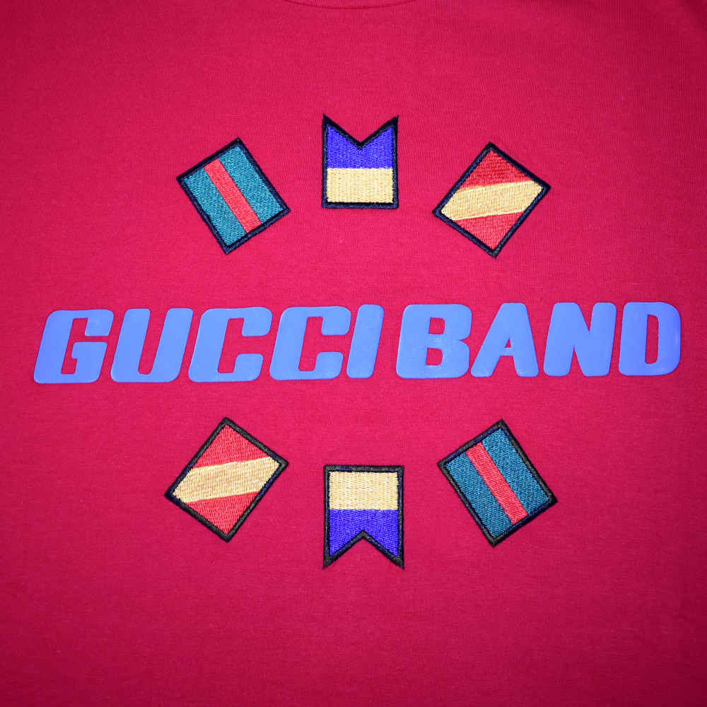Gucci Red Premium Quality T-shirt-thumb-3
