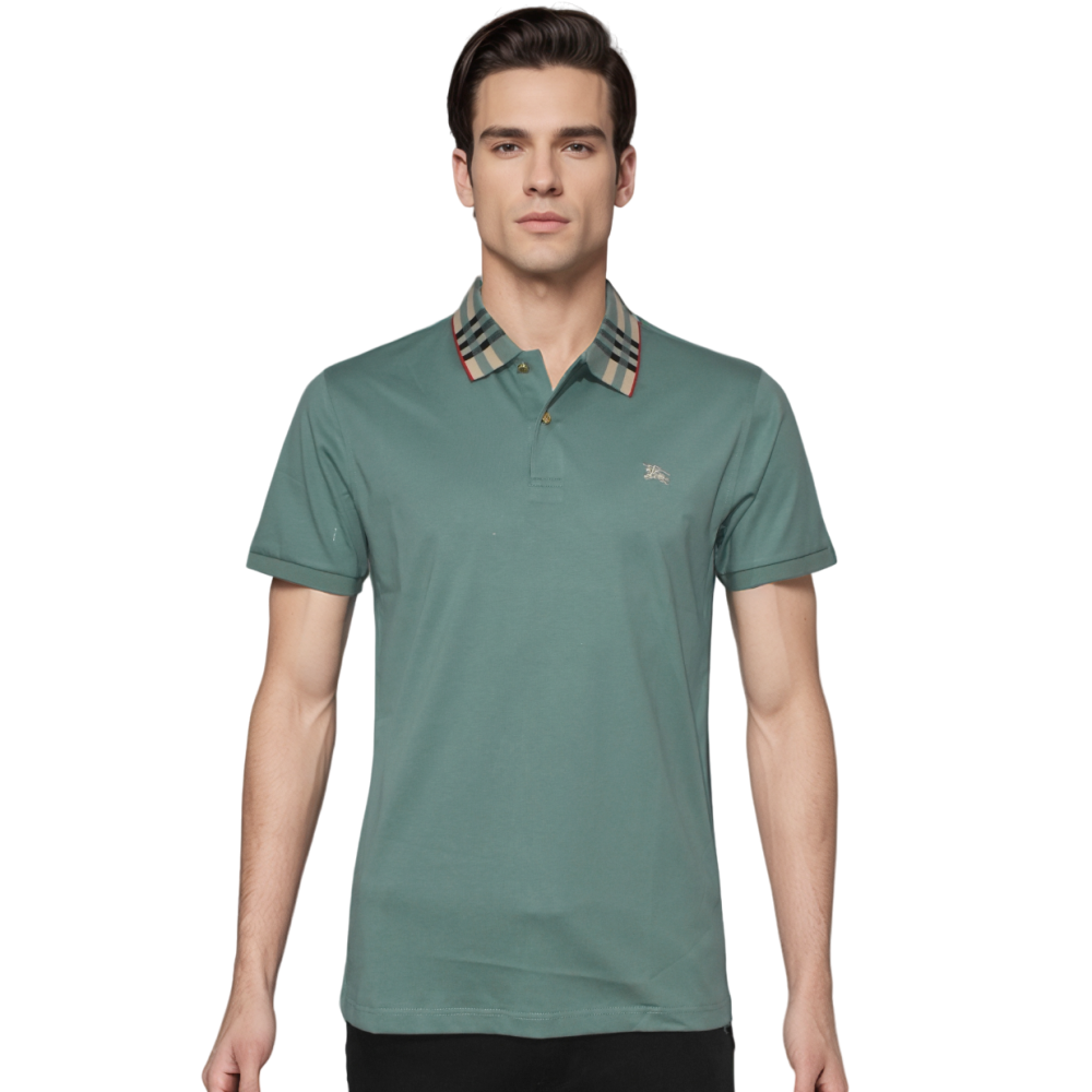 Burberry Green Premium Luxury T-shirt-thumb-0