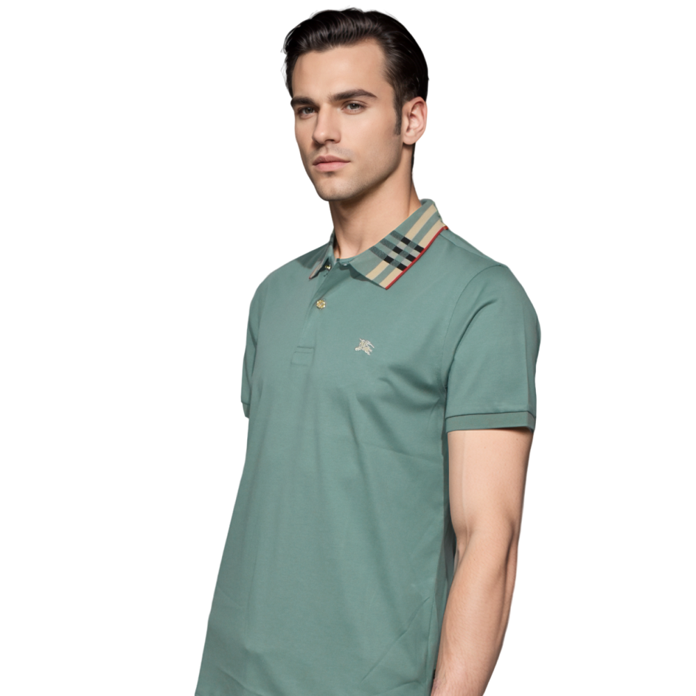 Burberry Green Premium Luxury T-shirt-thumb-2