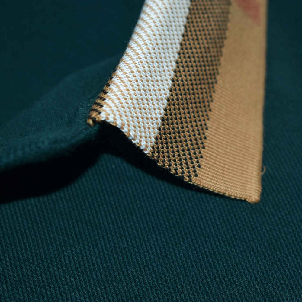 Burberry TB Embroidery Green Authentic Polo T-shirt-4