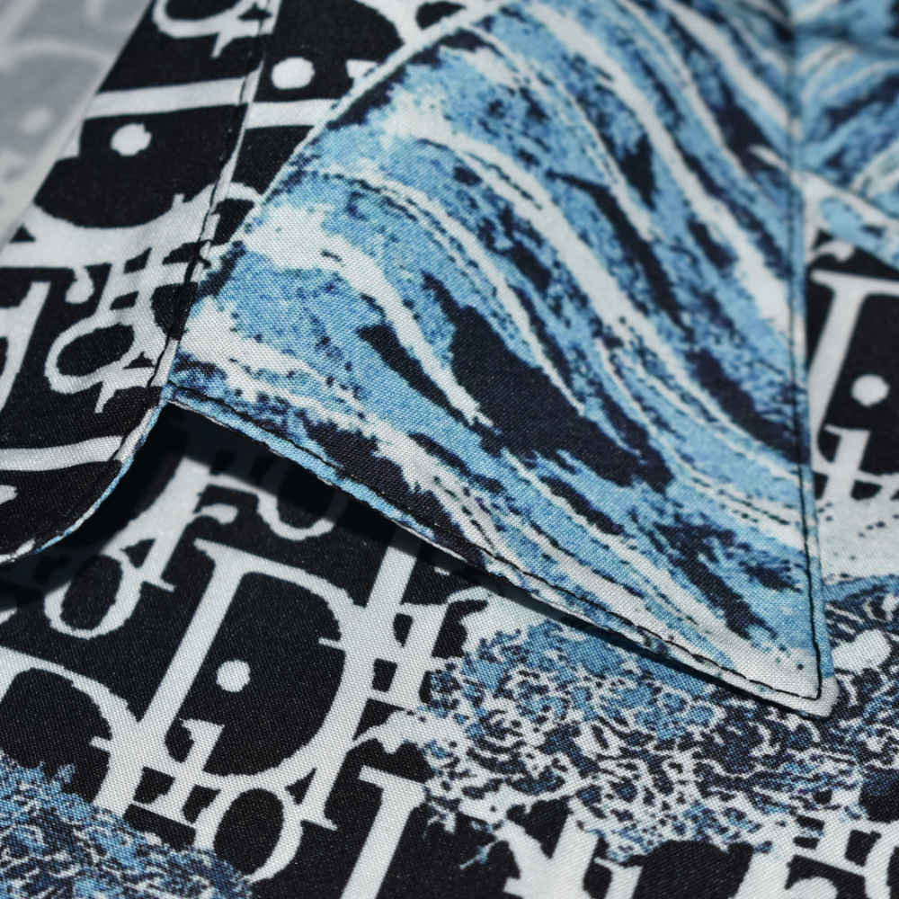 Dior Black & Blue Premium Quality Shirt-4