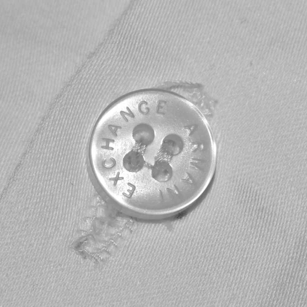 Armani Exchange White Premium Shirt-thumb-3