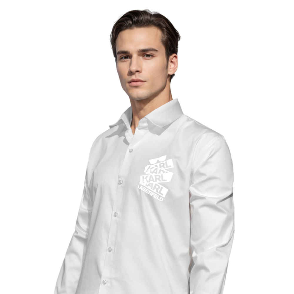 Karl Lagerfeld White Premium Quality Shirt-thumb-2