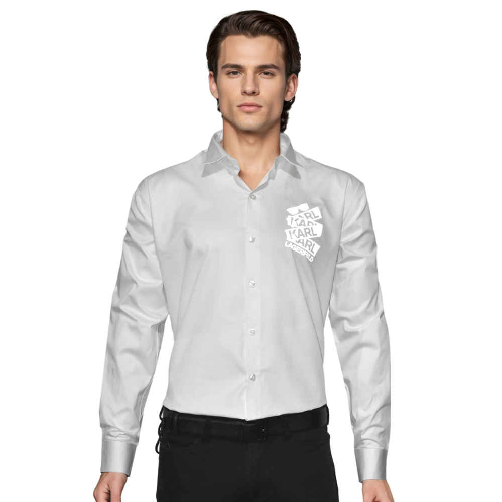 Karl Lagerfeld White Premium Quality Shirt-thumb-0