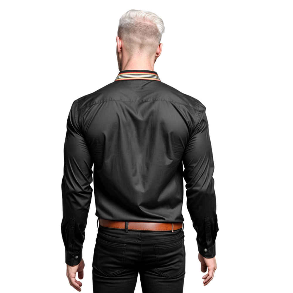 Burberry Black Premium Quality Shirt-1