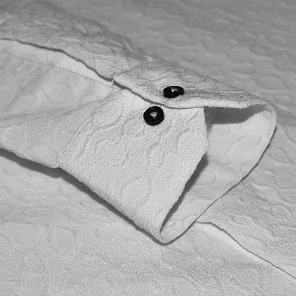 Bottega Veneta logo Patch White Premium Shirt-thumb-5