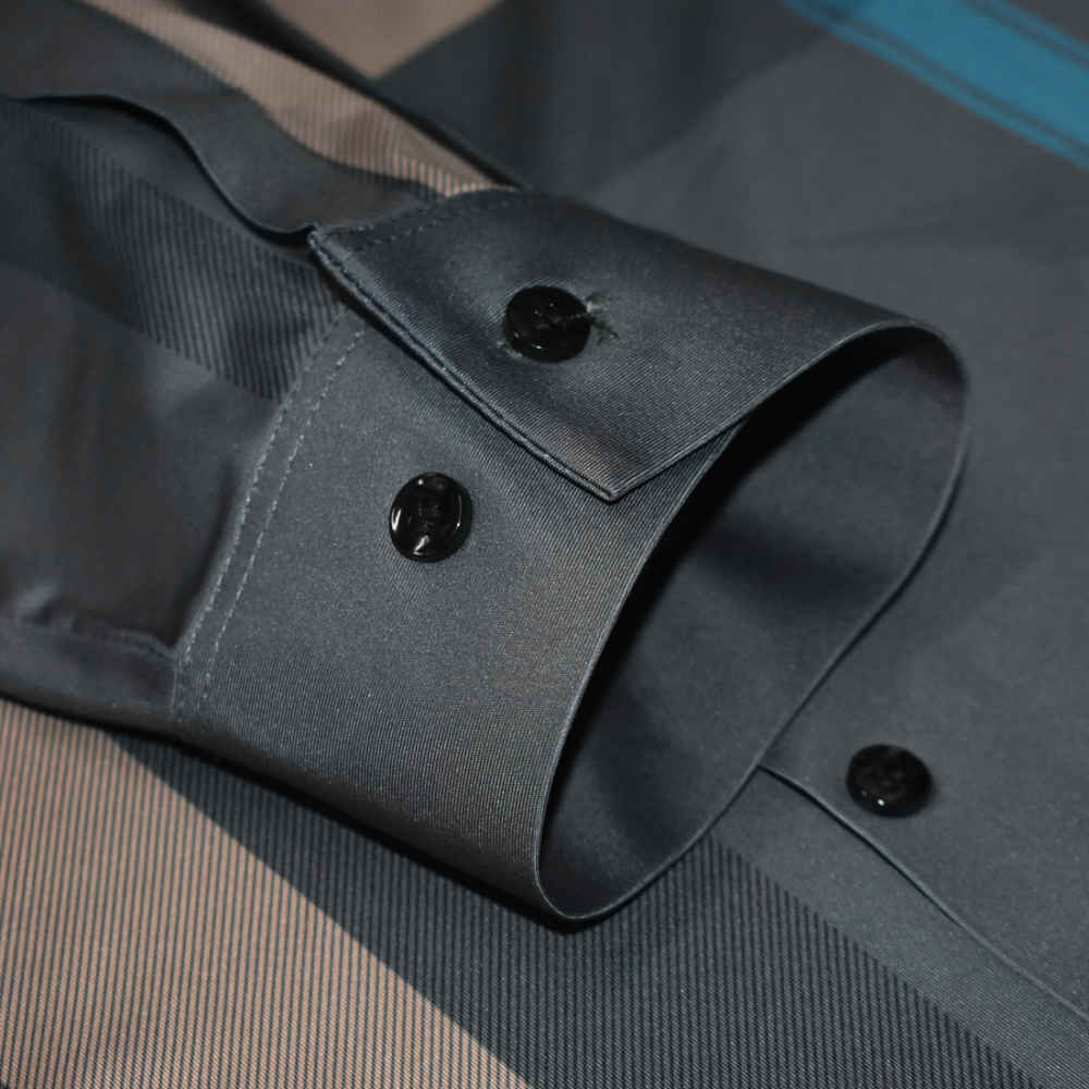 Burberry Check Grey Premium Luxury Shirt-thumb-5