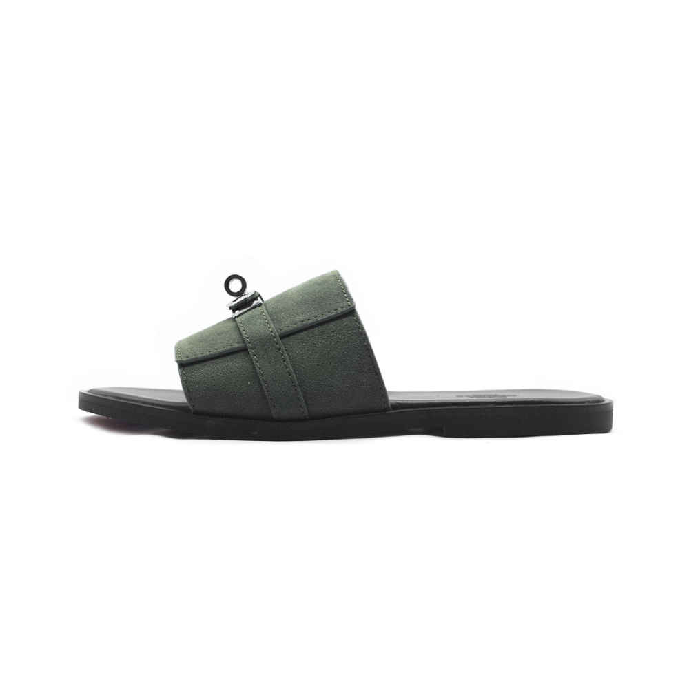 Hermes Green Premium Quality Flip-flops-1